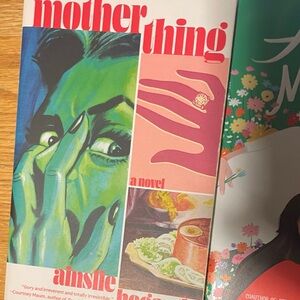 Home Art Print - Green and Pink